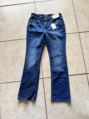 St. John's Bay Women's Medium Dark Blue Bootcut Jeans